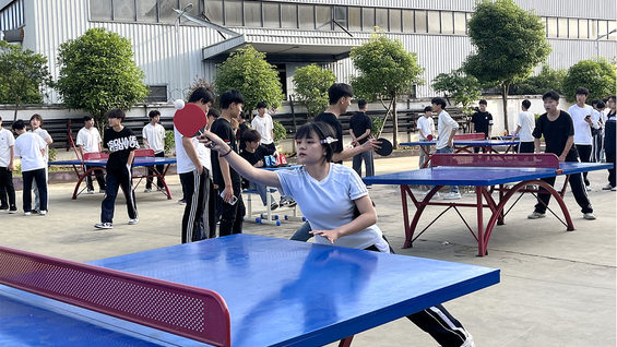银球飞扬・青春逐梦 | 贵州航空工业技师学院白云校区开展乒乓球比赛活动